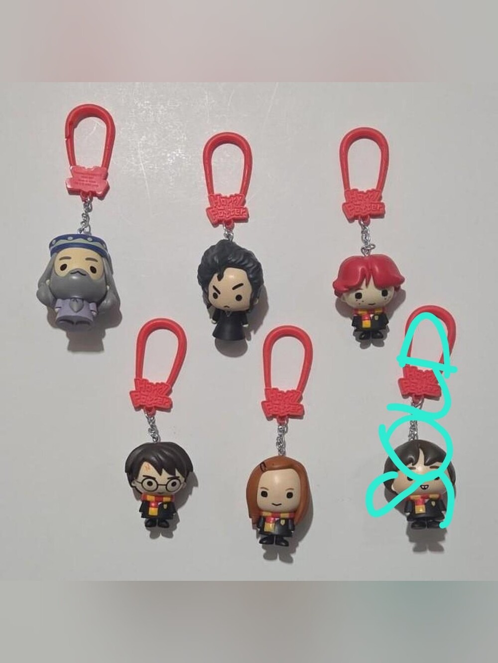 Harry Potter keychain collection bundle
